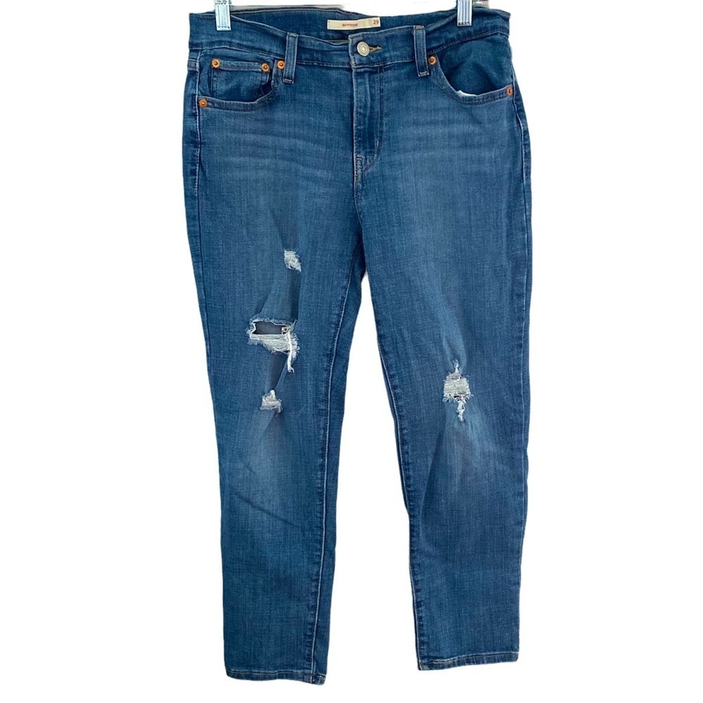 Levi's Boyfriend Distressed Jeans